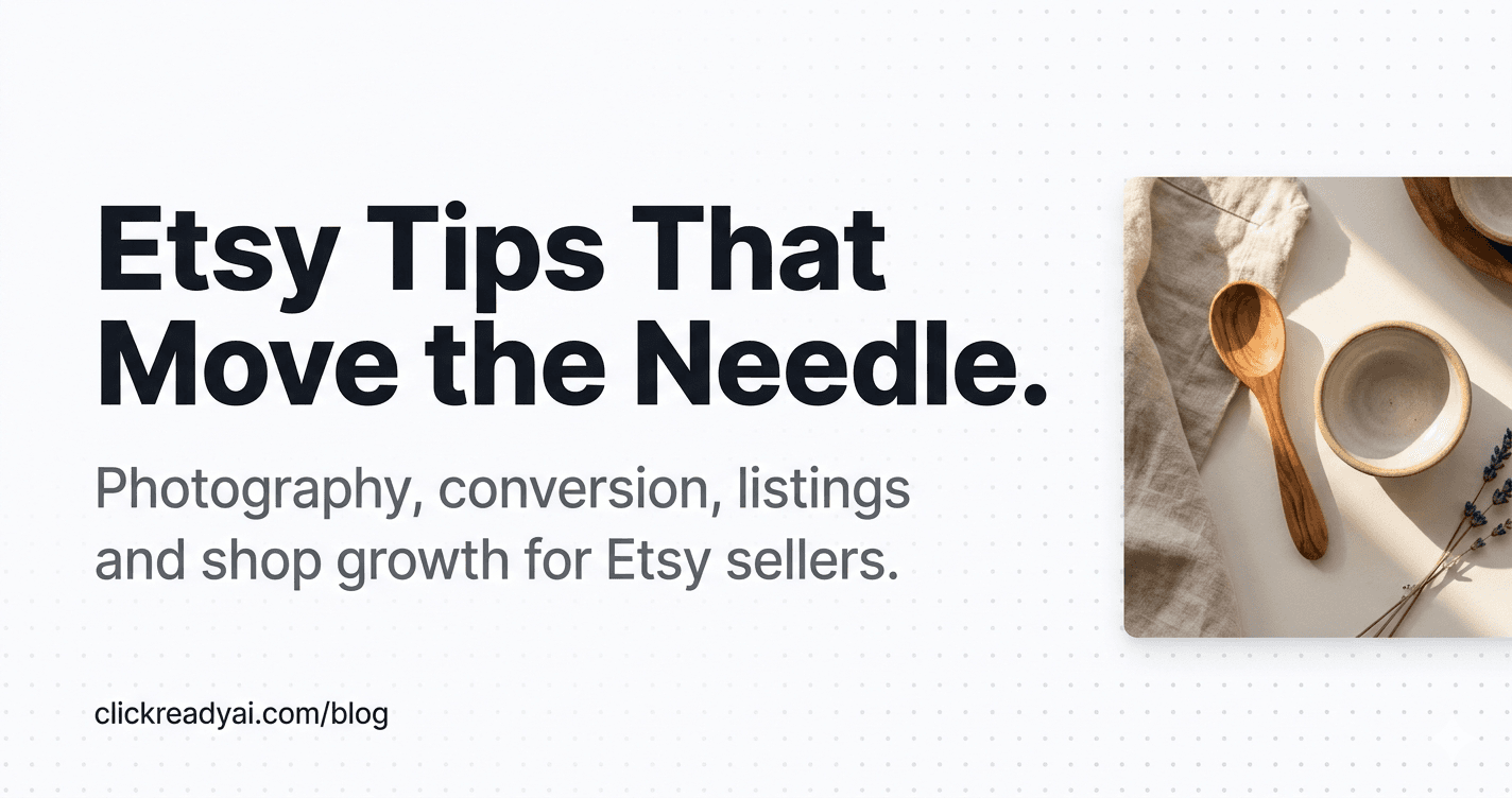 Etsy Tips